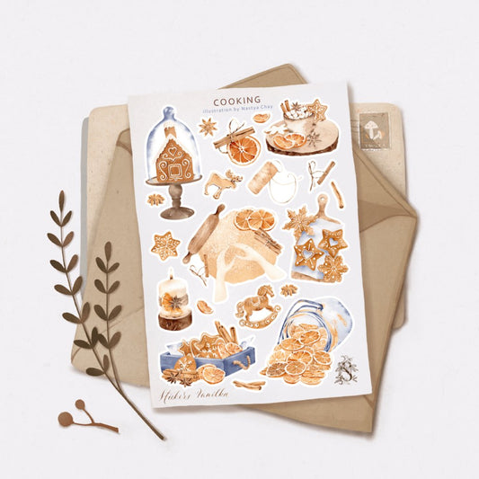 Stickers Décoratifs | Ginger cookies - Vanilka Stickers - millenotes