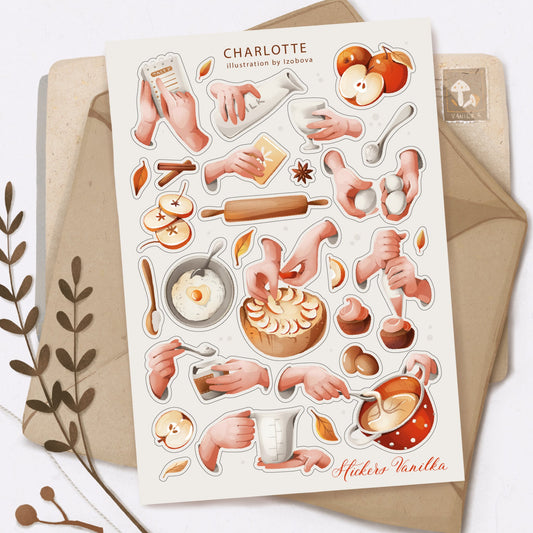 Stickers Décoratifs | Tarte aux pommes - Vanilka Stickers - millenotes