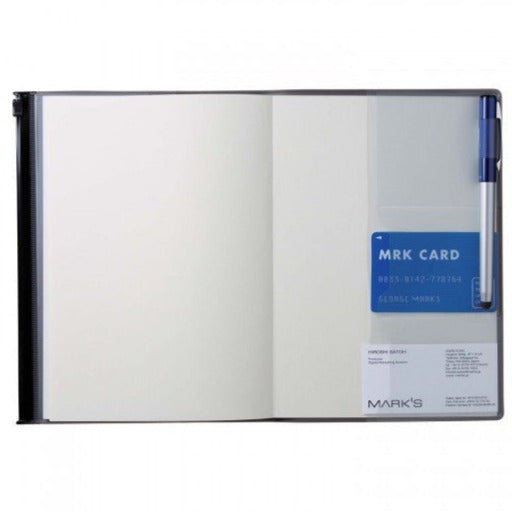 Storage.it | Carnet de notes A5 Couverture zippée recyclée - Mark's - Rose pastel - millenotes
