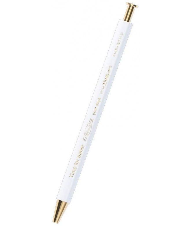 Stylo à bille | Time for paper - Mark's - Blanc - millenotes
