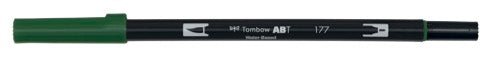 Tombow ABT dual brush pen - single colours - Tombow - Dark jade ABT-177 - millenotes