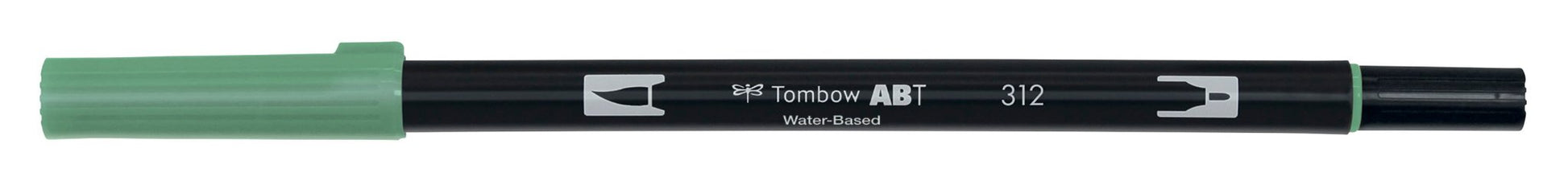 Tombow ABT dual brush pen - single colours - Tombow - Holly green ABT-312 - millenotes
