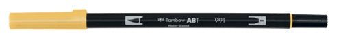 Tombow ABT dual brush pen - single colours - Tombow - Light Ochre ABT-991 - millenotes