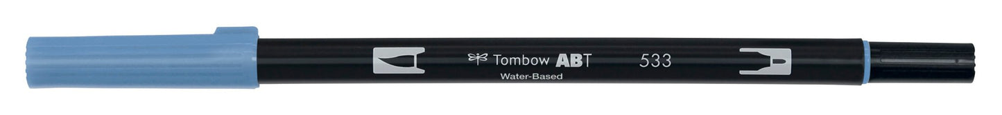 Tombow ABT dual brush pen - single colours - Tombow - Peacock blue ABT-533 - millenotes