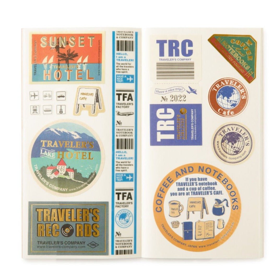 TRAVELER'S NOTEBOOK Recharge 031 Carnet à stickers (Classique) - TRAVELER'S COMPANY - millenotes