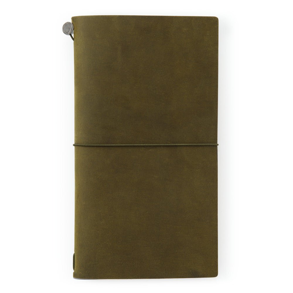 TRAVELER'S NOTEBOOK STARTER KIT Olive (Classique) - TRAVELER'S COMPANY - millenotes