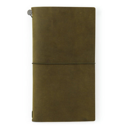 TRAVELER'S NOTEBOOK STARTER KIT Olive (Classique) - TRAVELER'S COMPANY - millenotes