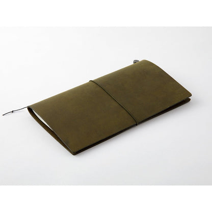 TRAVELER'S NOTEBOOK STARTER KIT Olive (Classique) - TRAVELER'S COMPANY - millenotes